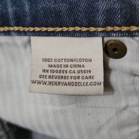 Henry & Belle Tapered Denim Jeans - Picture 7 of 8